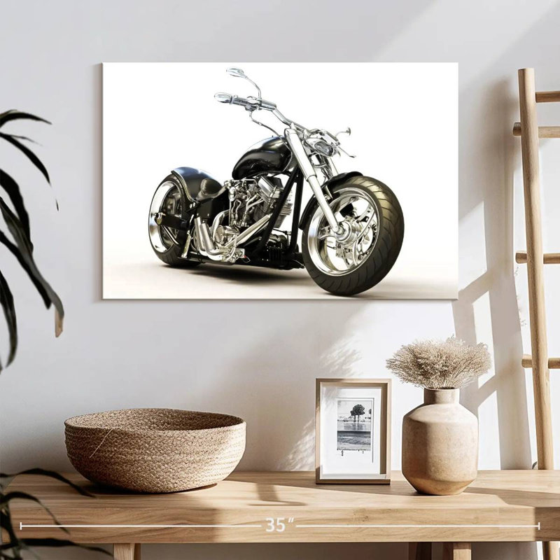Moto rétro Mehar, H 16 po x l 24 po