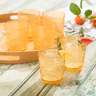 Santa Fe Set of 6 Acrylic DOF Glass