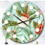 Horloge murale style tropical Mid-Century-40743772