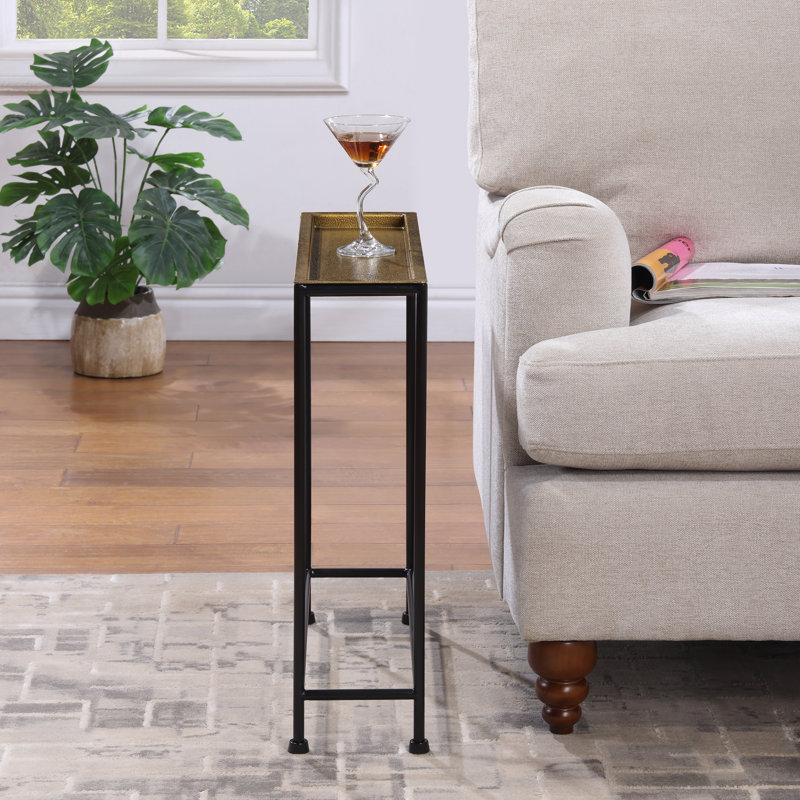 Perri Iron Top End Table