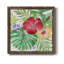 Fleurs tropicales - Peinture sur toile encadrée-1294675133-1294675120