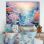 «Turquoise and Pink Underwater World I», reproduction sur toile