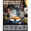 Poêle à frire en acier inoxydable 8 po Cook N Home Classic Tri-Ply Clad-101462138