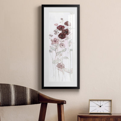 Peinture sur papier encadrée