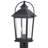 Hanoverton Stained Glass Lantern Head Post Lantern