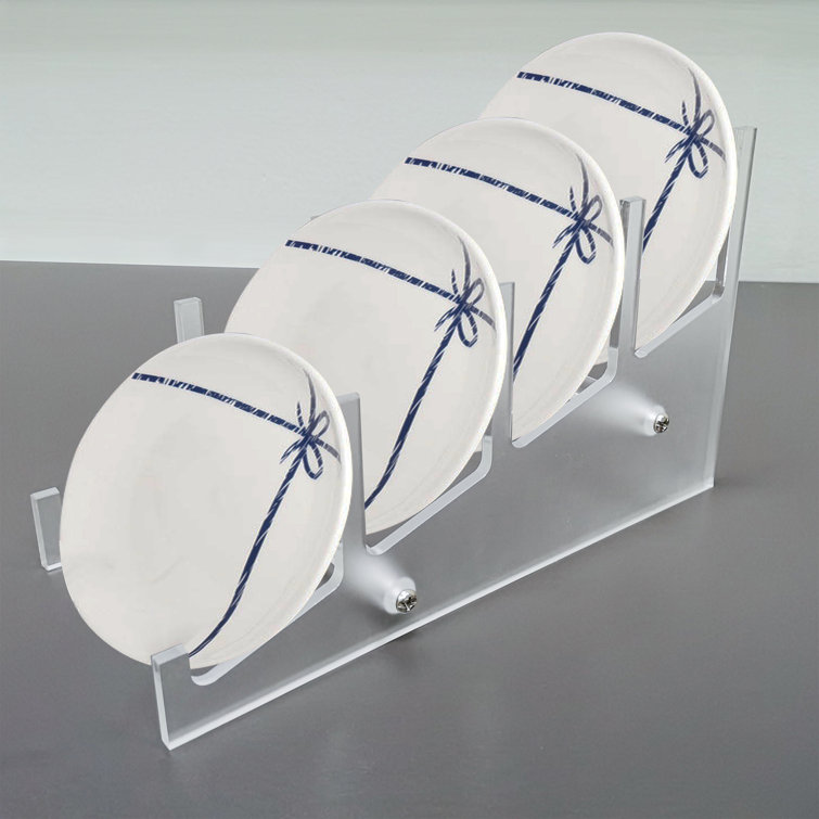 Rebrilliant Small Multiple Plate Display Rack Frost Holder