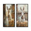 Portrait d'âne à la grange I - Collection d'art mural animaux 2 pièces-856703-856701