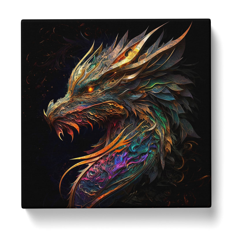 Dragon Abstract No.1 - No Frame Print