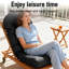 Coussin de siège et dossier de chaise berçante d'extérieur Adirondack (ensemble de 2)-2058622760-2057445561