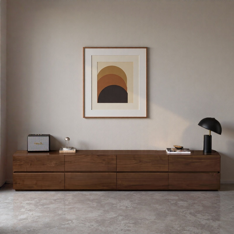 Creative Solid Wood TV Cabinet