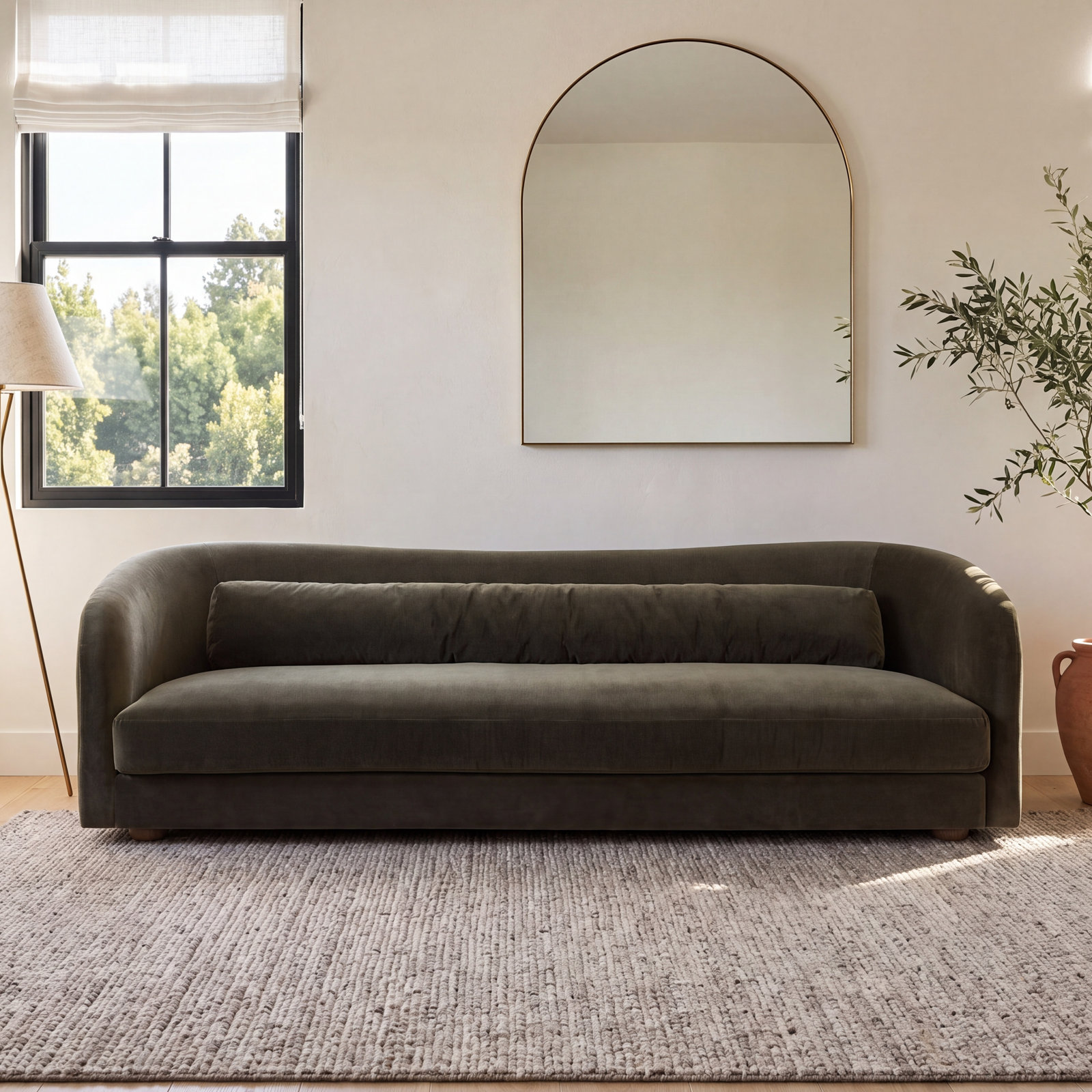 Taya 99" Upholstered Sofa