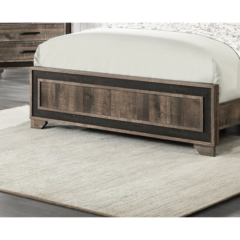 Tête de lit pour grand lit, tête de lit en bois à finition chêne