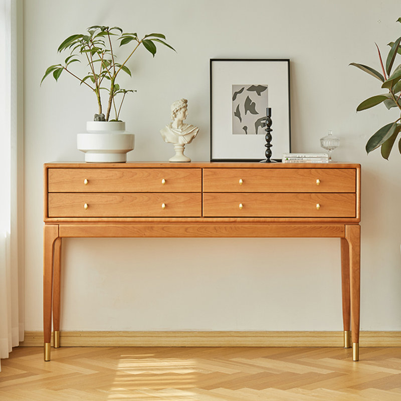 Console moderne de style nordique,  H 35,4 po x l 54,3 po x P 13,8 po