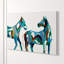 Painted Horses II Print by Milton Coppo-25707650-25707654