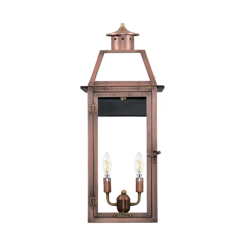Beinville Outdoor Wall Lantern, 20" H x 9" W x 10.5" D