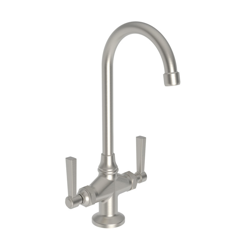 Miro Double Handle Bar Faucet, Satin Nickel
