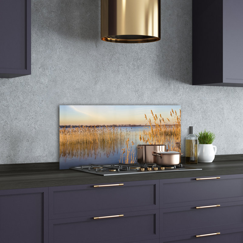 Willetton 50cm W x 100cm L Glass Peel and Stick Panel