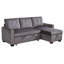 Canapé-lit modulaire réversible de 77 po avec rangement-2143290216