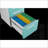 File Cabinets 3 Drawer Mobile Under Desk, Lockable Storage for Legal/Letter/A4 Files, 5 Wheel Anti-Tilting | Metal | Modern-221547304