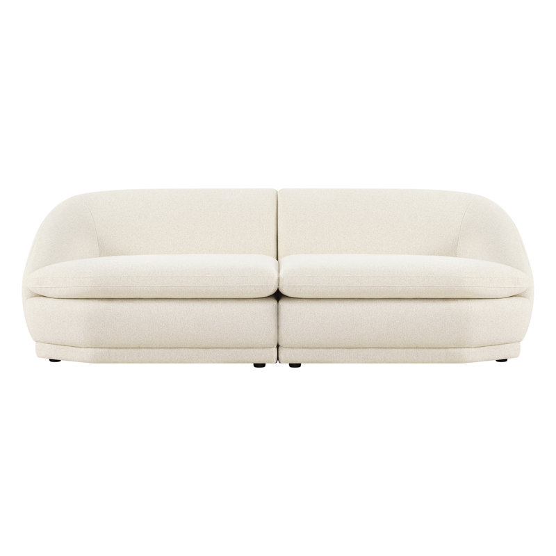 Canapé modulaire élégant, Lin graine de lin
