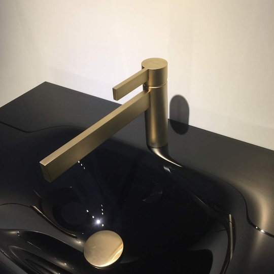 Sorrento Single-handle Bathroom Faucet, Satin Gold