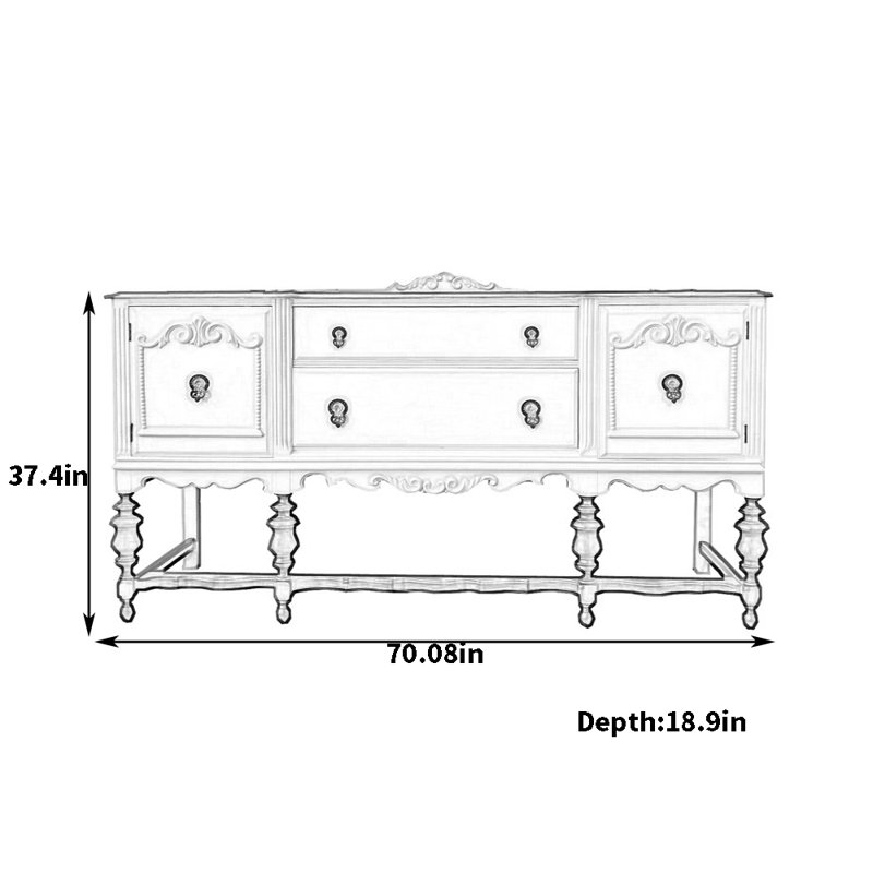 Buffet multifonctionnel pour la maison