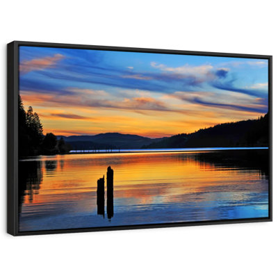 Impression sur toile «Majestic Coeur D'Alene Lake»