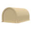 Abri pour véhicule 10 pi x 16 pi - Auvent en PE, acier galvanisé, pour voiture, bateau, vélo, beige 16 pi, robuste