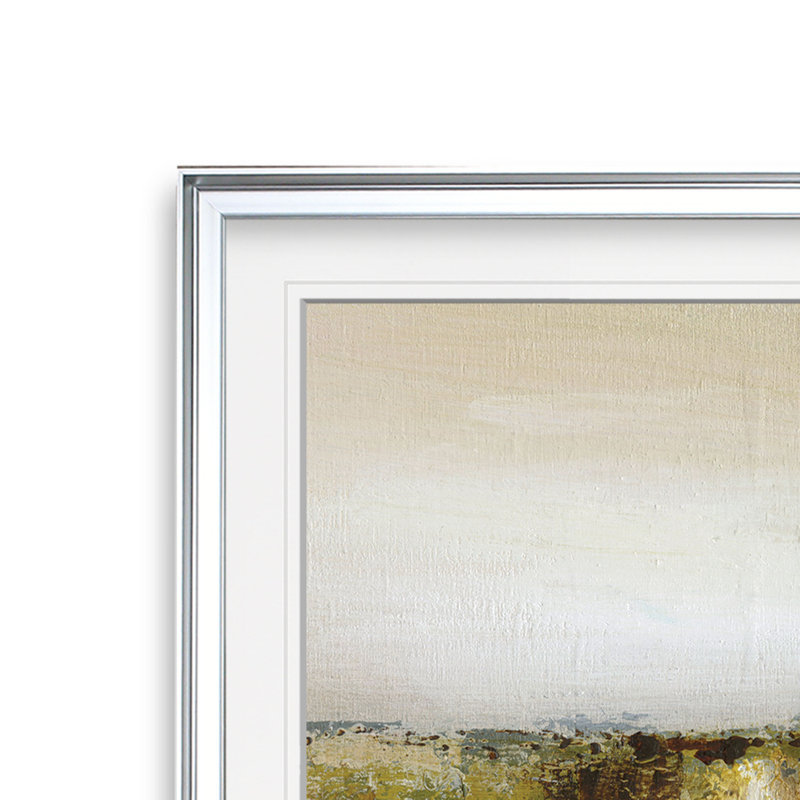 «Road Home», reproduction d'impression encadrée, H 27 po x l 27 po x P 1,5 po, Cadre argenté