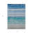 3' X 5' Sky Blue Striped Washable Indoor Outdoor Area Rug