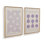 Bauhaus Flow and Composition en mauve I, ensemble de 2