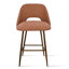 Tabouret de comptoir rembourré H 26 po Berneta-1186250876-1112665478