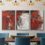 «City Life I», reproduction sur toile 3 pièces-91886850-91886855
