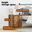 Bedside Cabinet With 2 Pcs 39 X 34.5 X 50 Cm-1400603449