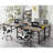 Zina 90.55'' W Rectangle Double Computer Desk-1301741940