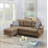 Keif Upholstered 87'' Sofa & Chaise-2123415119