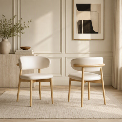 Chaise de salle à manger Mid-Century Modern