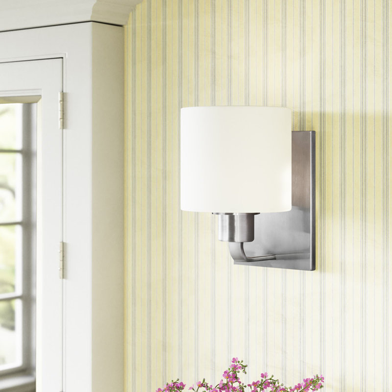 Canfield One Light Wall / Bath Sconce from Generation Lighting , No, No, Brushed Nickel