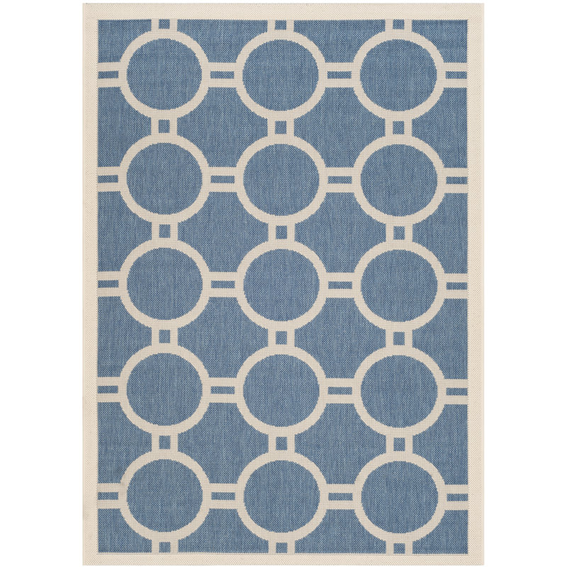 Courtyard Performance Geometric Rug, 4' x 5'7"