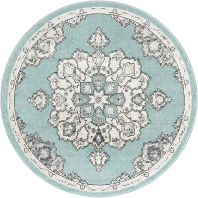 Tapis bleu traditionnel Traditional Troayurgh