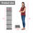 5-Tier Floating Wall Shelf with Bulit-in RGB Lights-653135032