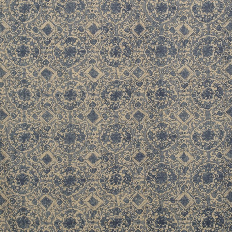 The Westbrook Ashcombe Fabric, Blue
