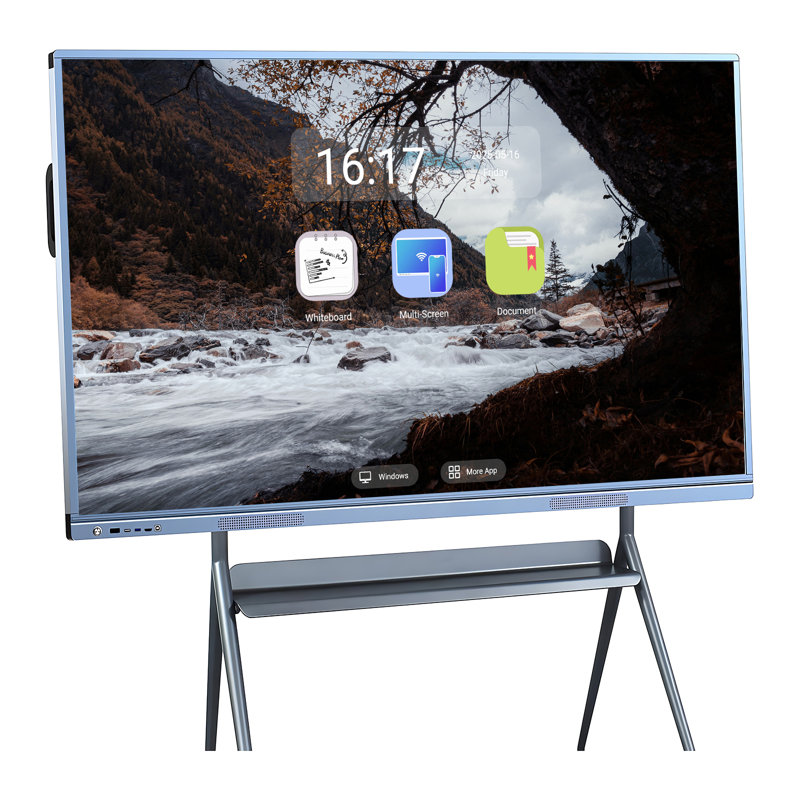 JYXCN Smart Board 75 pouces, révolutionnez votre espace! Tableau blanc interactif tout-en-un à écran tactile avec système double et partage de nuage - pour l'éducation et le bureau