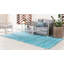Tapis contemporain Gwin de couleur arctique-1180233642