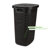  60 L Slim Laundry Hamper, Clothes Basket, Lid, Plastic-111360888-111360889