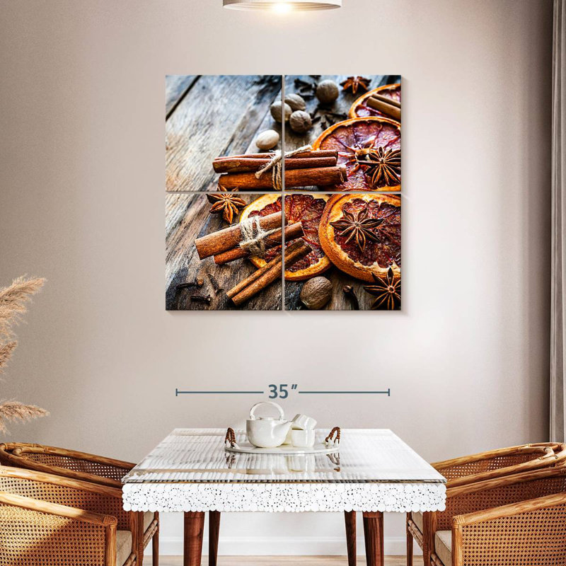 Yarlin Oranges And Spices, 38" H x 38" W