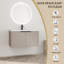 Meuble-lavabo simple 36 po avec plateau en résine-494580868