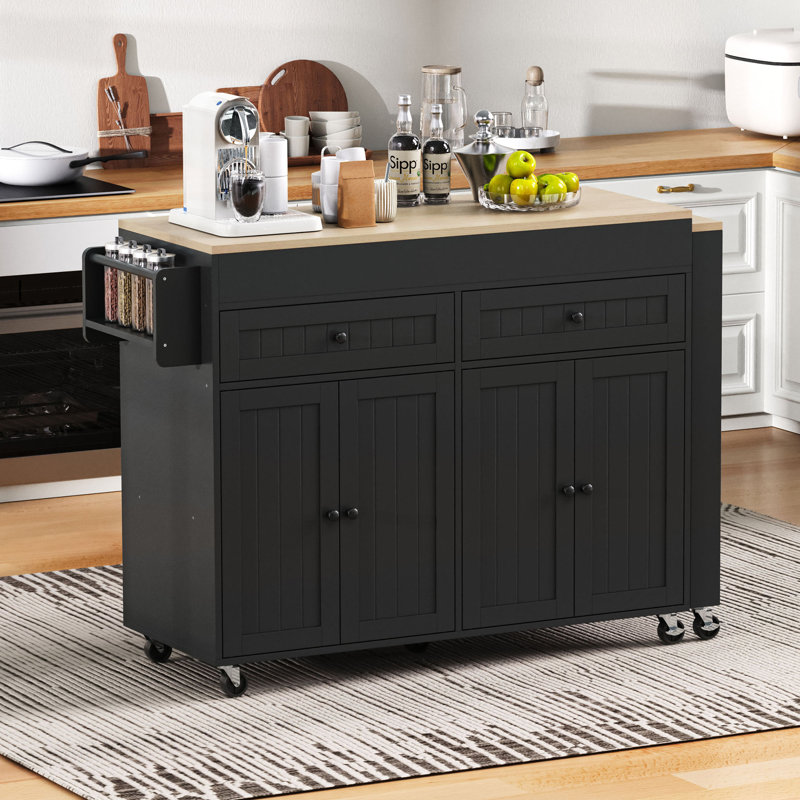 Kitchen Island, Black