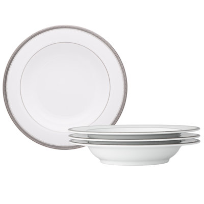 Noritake Charlotta Platinum Pasta Bowls, 24 oz.