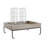 Aspen Wood Display Riser with Removable Metal Base 10" x 12" x 4 1/2"